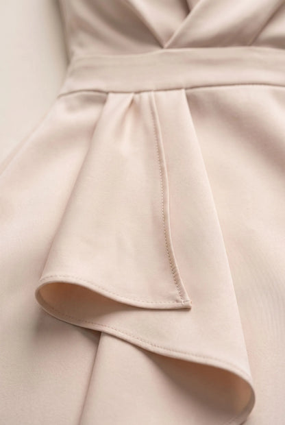 Evella | Asymmetrisches Midi-Abendkleid