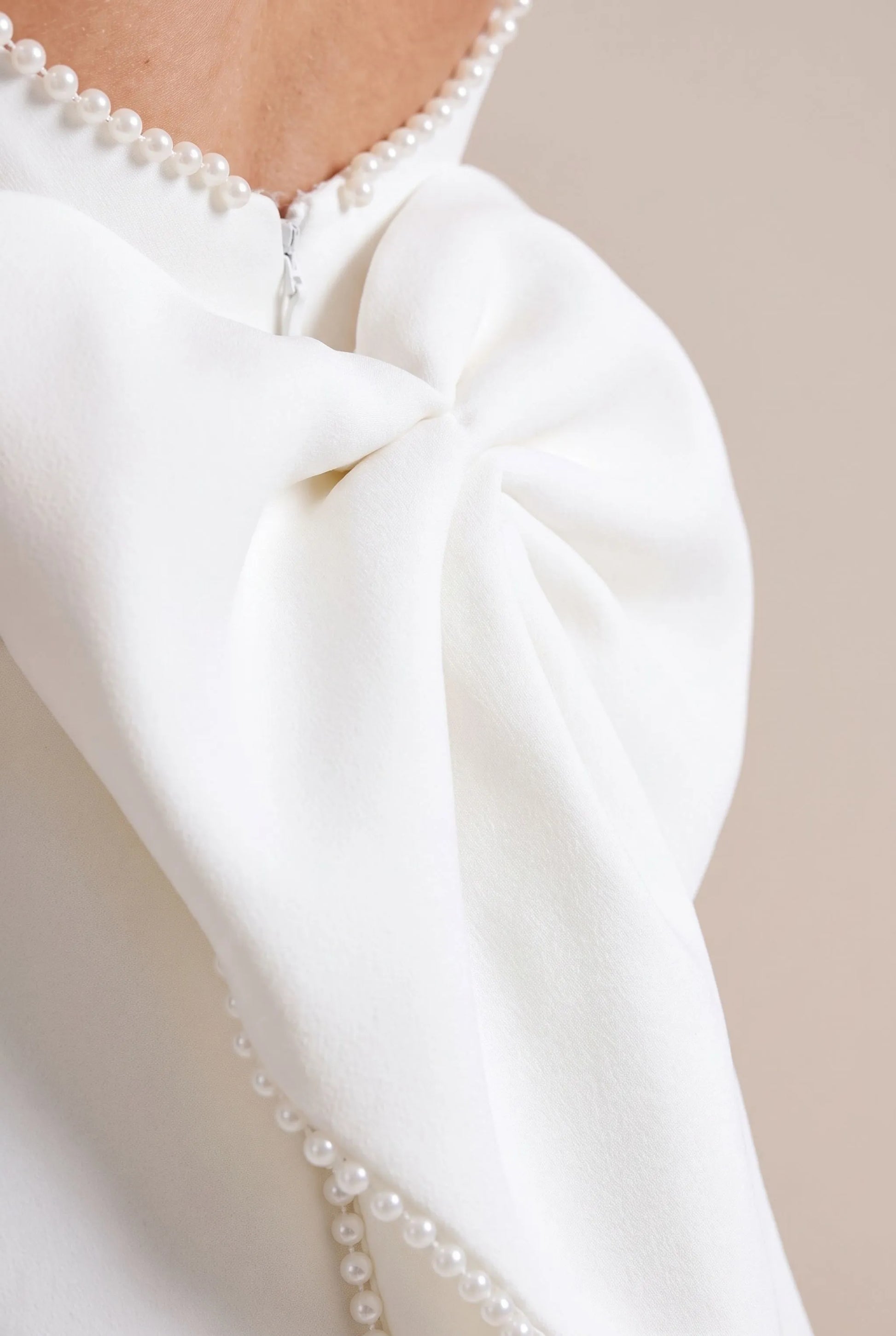 Evonix | Kurzes Weißes Partykleid