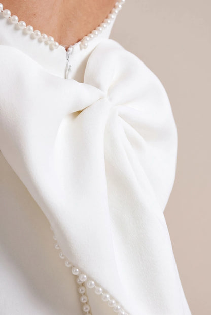 Evonix | Kurzes Weißes Partykleid