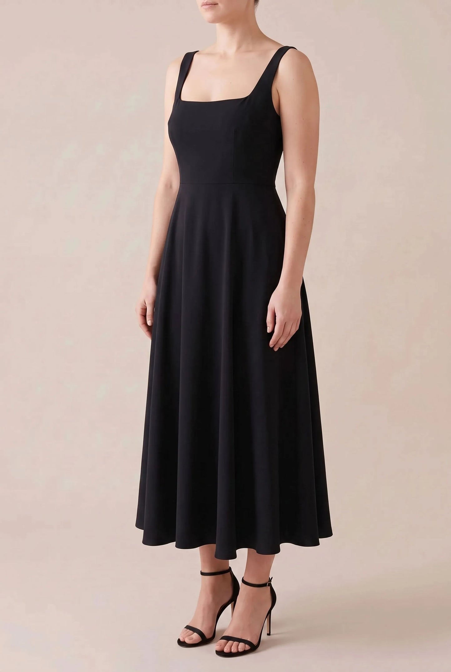 Evoria | Ärmelloses Midikleid In A-Linie