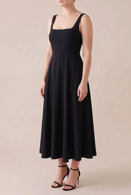 Evoria | Ärmelloses Midikleid In A-Linie