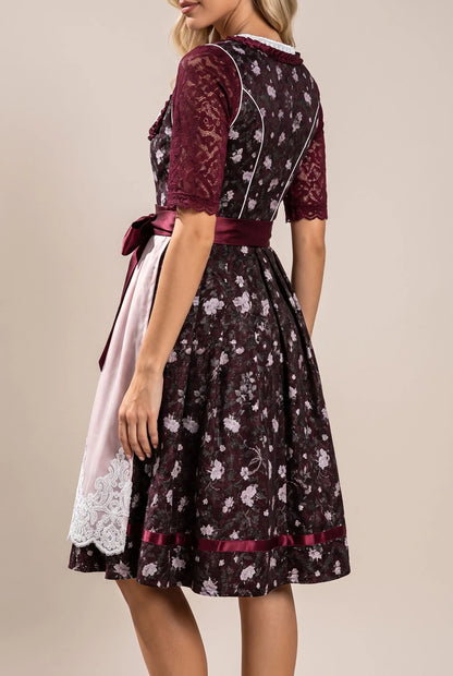 FestDress | Traditionelles Dirndl Mit Floralem Muster
