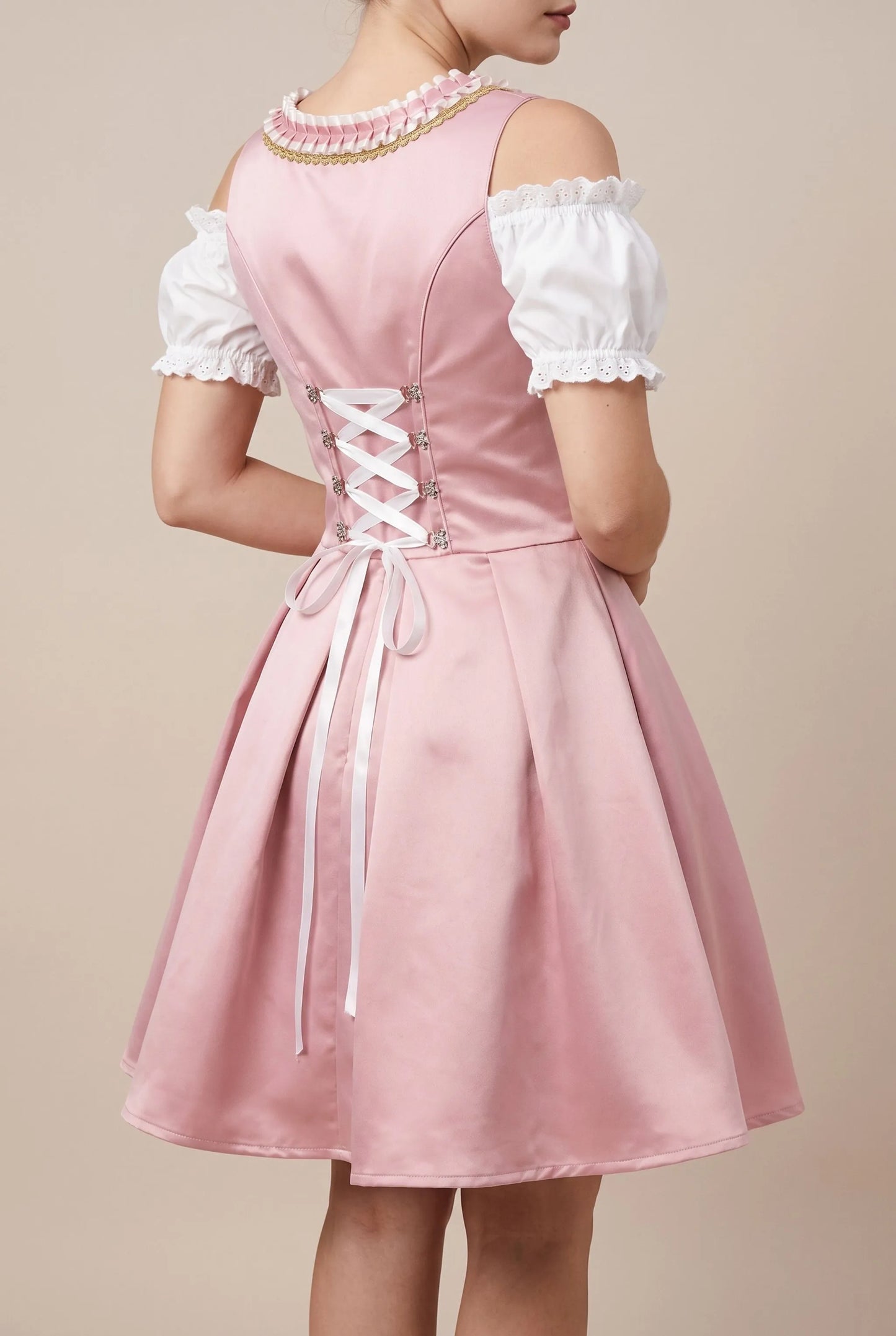 FestGlow | Festliches Rosafarbenes Dirndl