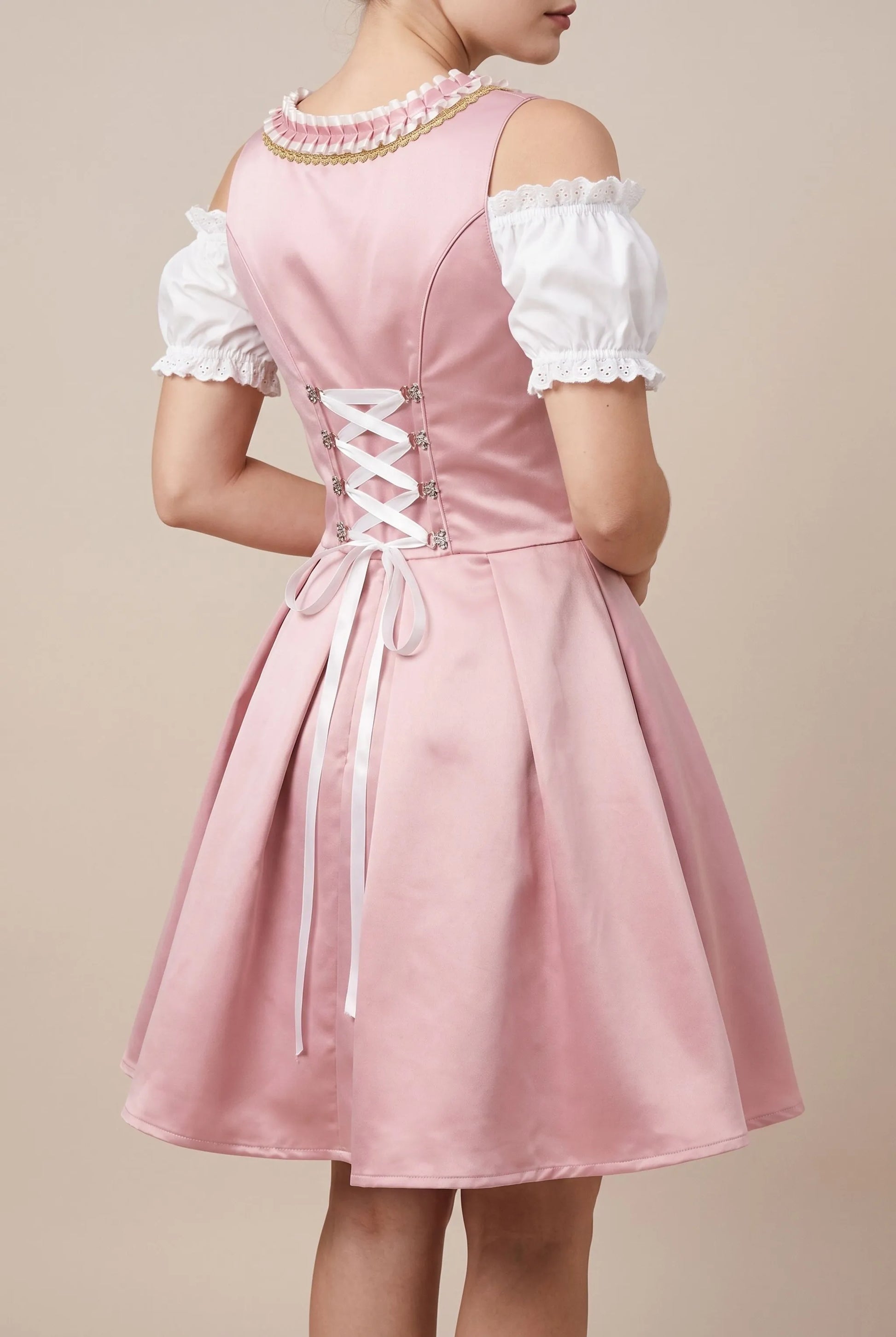 FestGlow | Festliches Rosafarbenes Dirndl