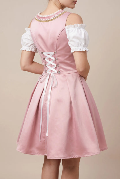 FestGlow | Festliches Rosafarbenes Dirndl
