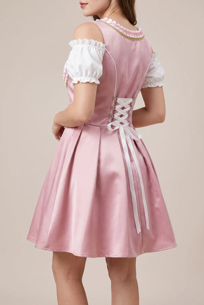 FestGlow | Festliches Rosafarbenes Dirndl