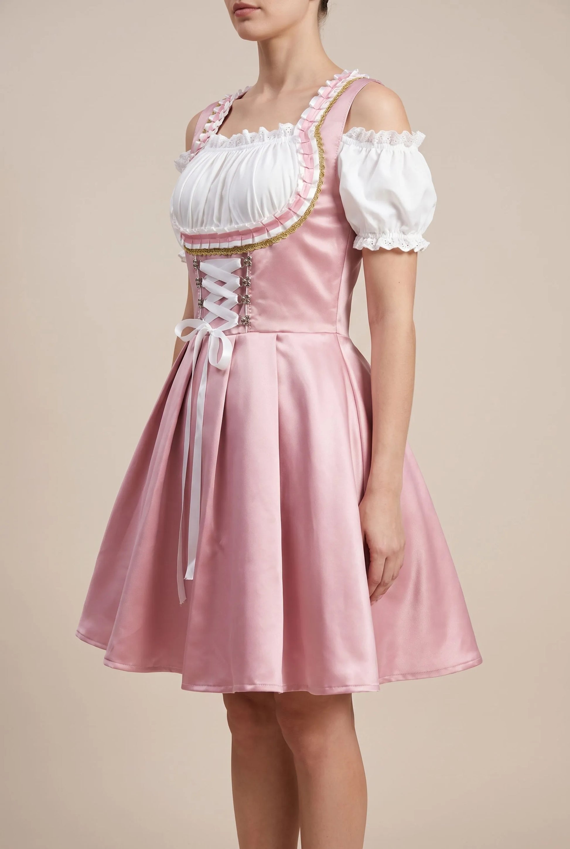 FestGlow | Festliches Rosafarbenes Dirndl