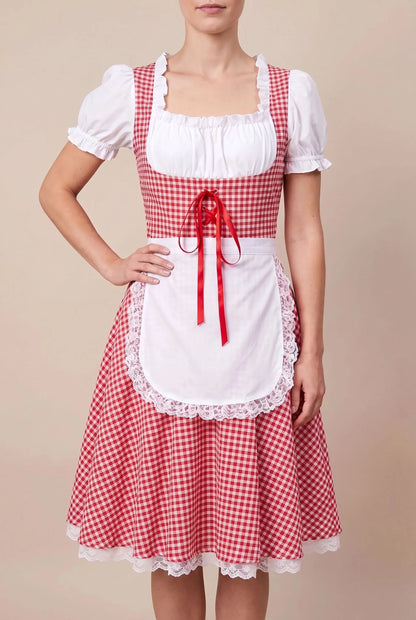 FestGown | Rotes Midi Dirndl