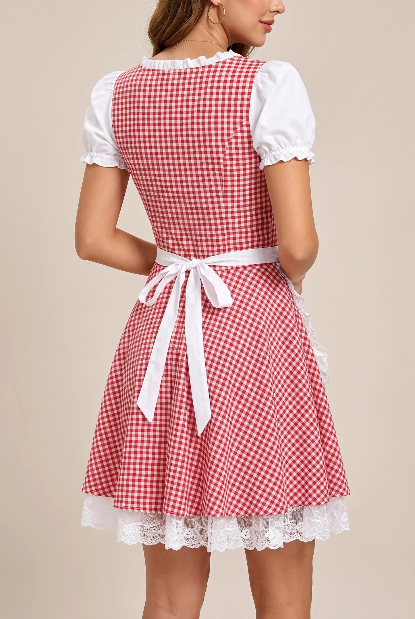 FestGown | Rotes Midi Dirndl