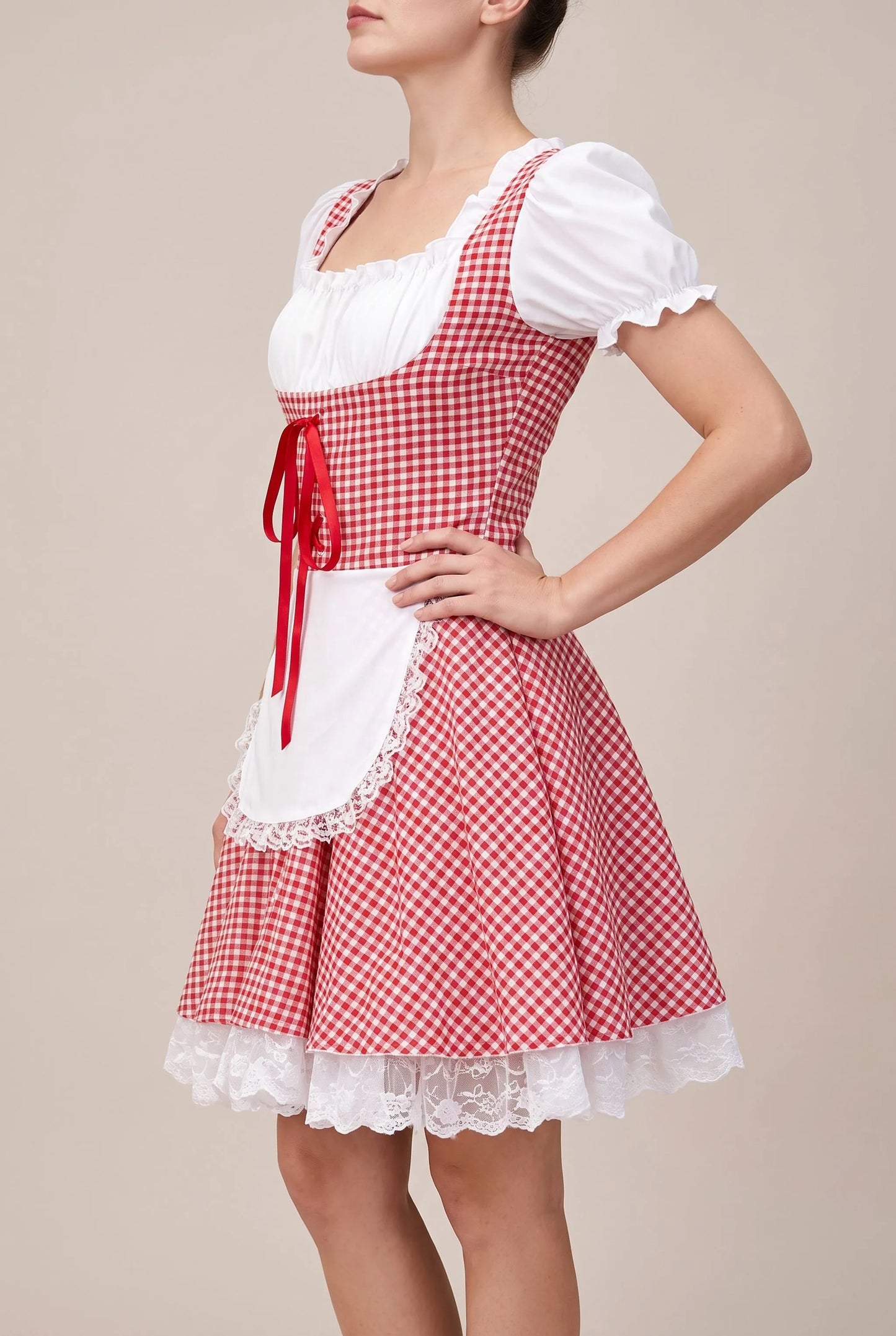FestGown | Rotes Midi Dirndl