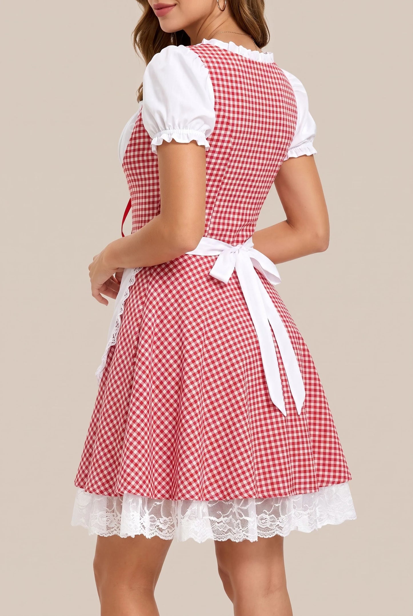 FestGown | Rotes Midi Dirndl