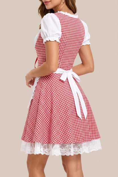 FestGown | Rotes Midi Dirndl