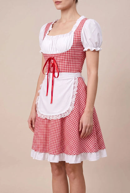 FestGown | Rotes Midi Dirndl