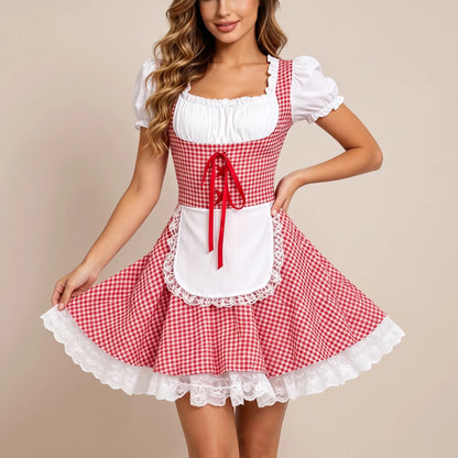 FestGown | Rotes Midi Dirndl