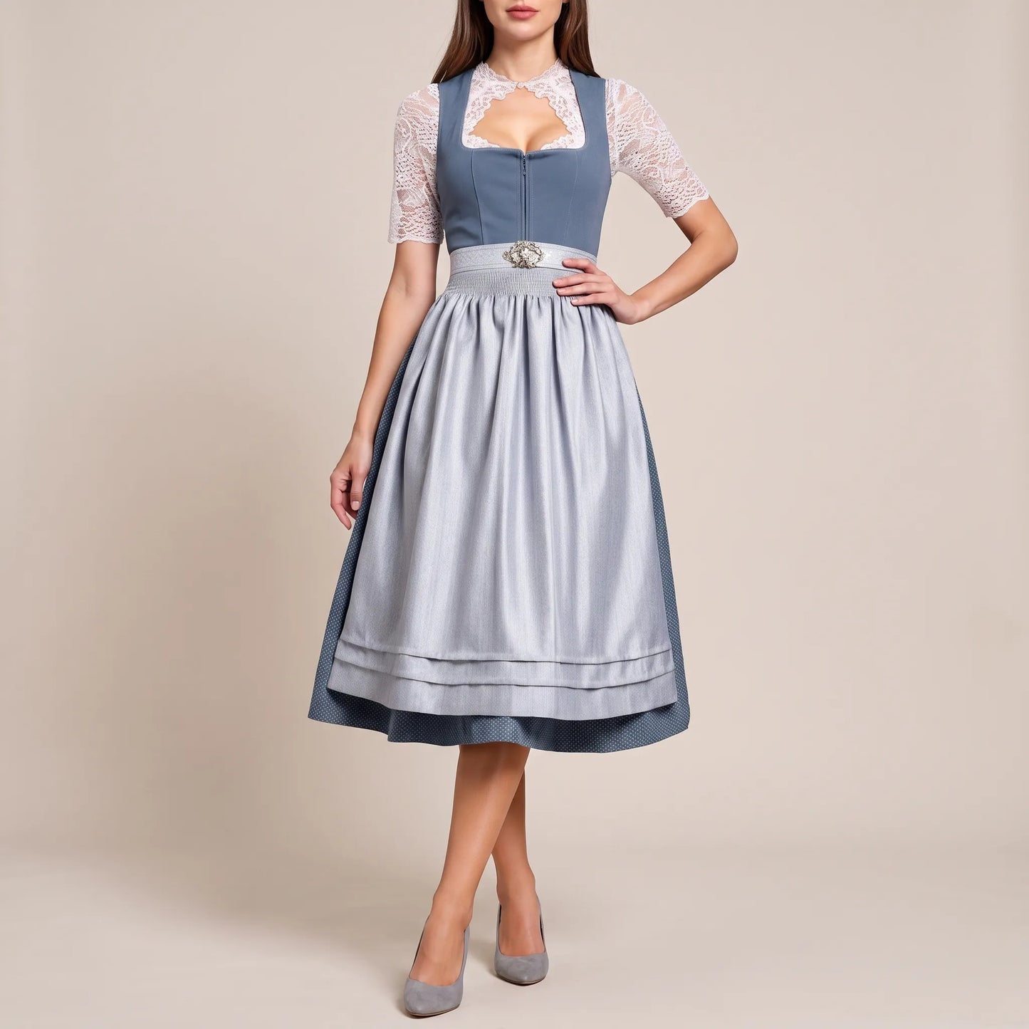 Festwyn | Klassisches Knielanges Dirndl