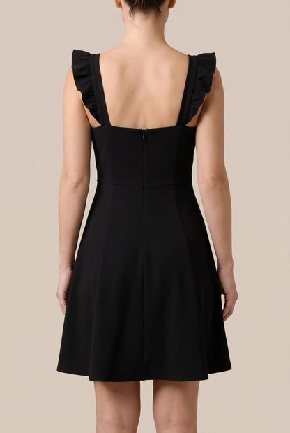 Flaris | Elegantes Sommerkleid Mit Gerüschten Trägern