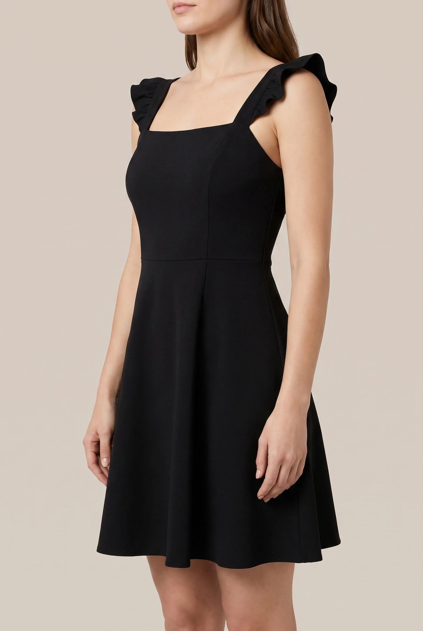 Flaris | Elegantes Sommerkleid Mit Gerüschten Trägern