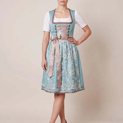 FloralBreeze | Traditionelles Dirndl Mit Floraler Schürze