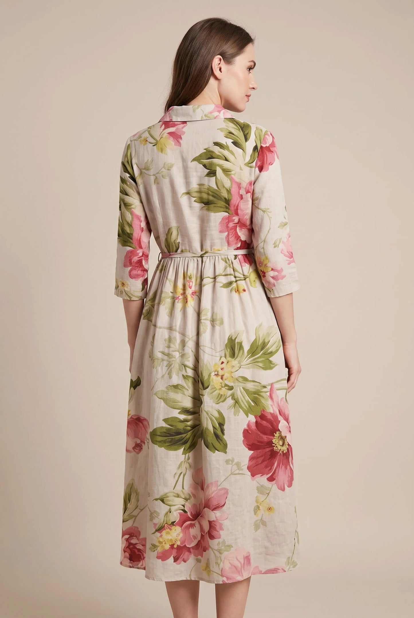 Floralee | Buntes Blumenkleid Im Vintage-Stil