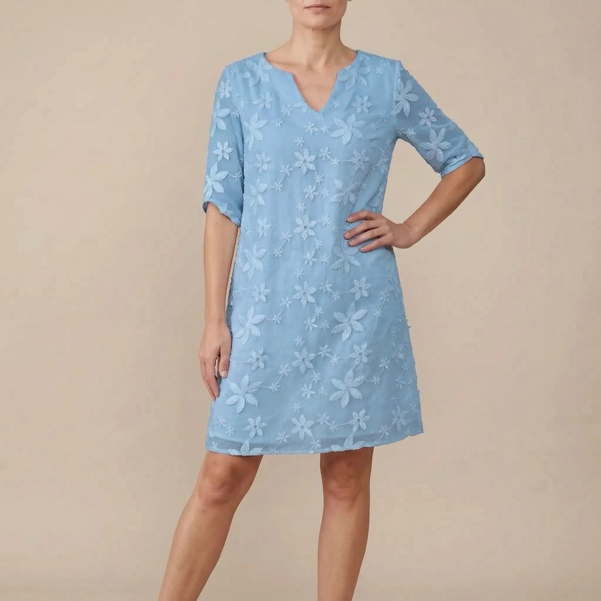 Floralie | Elegantes Sommerkleid Mit Floralem Muster