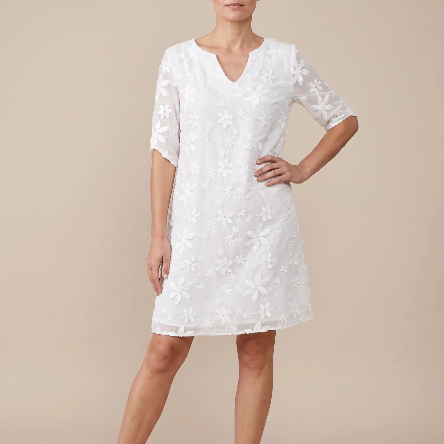 Floralie | Elegantes Sommerkleid Mit Floralem Muster