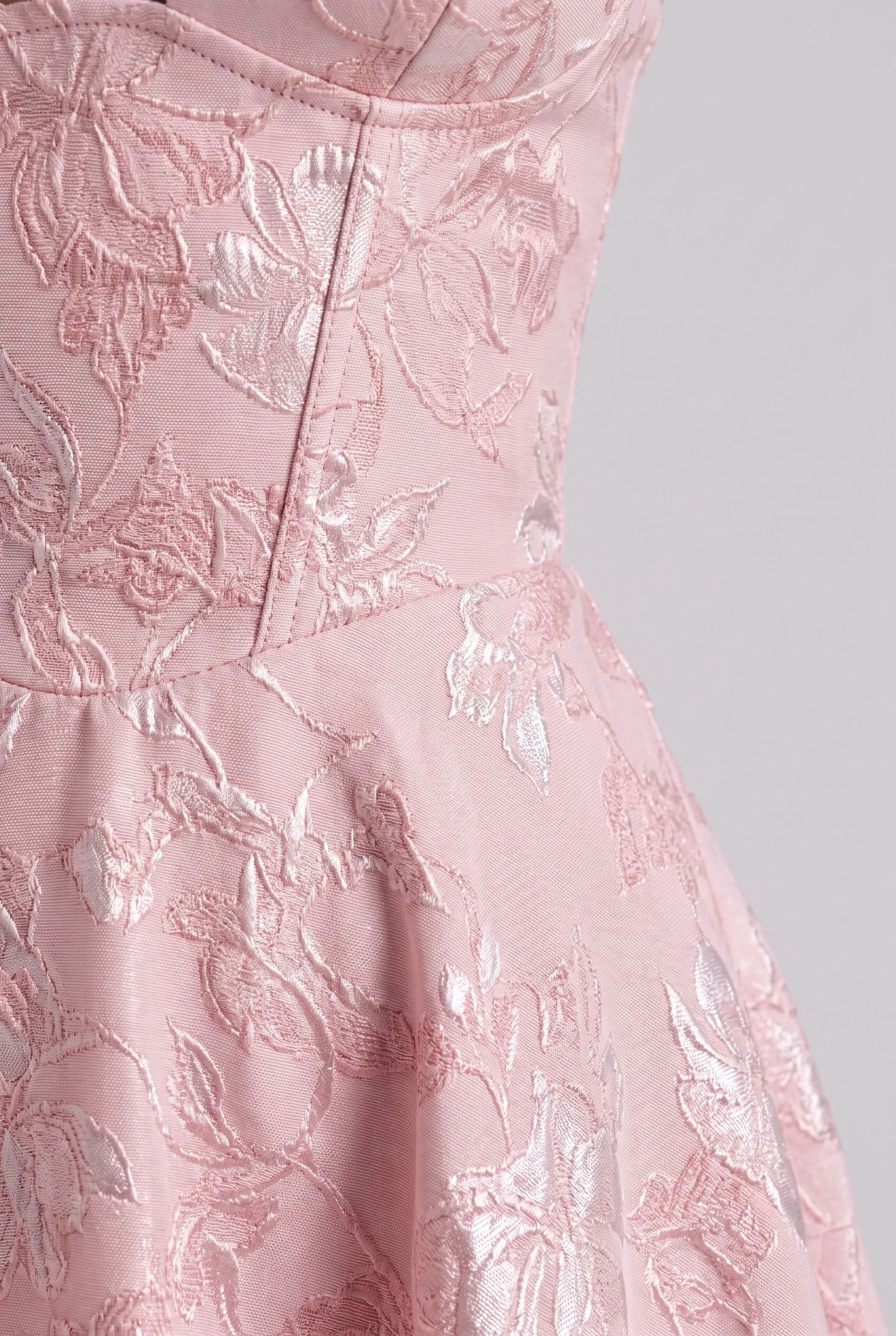 Floralise | Strukturiertes Festliches Midikleid