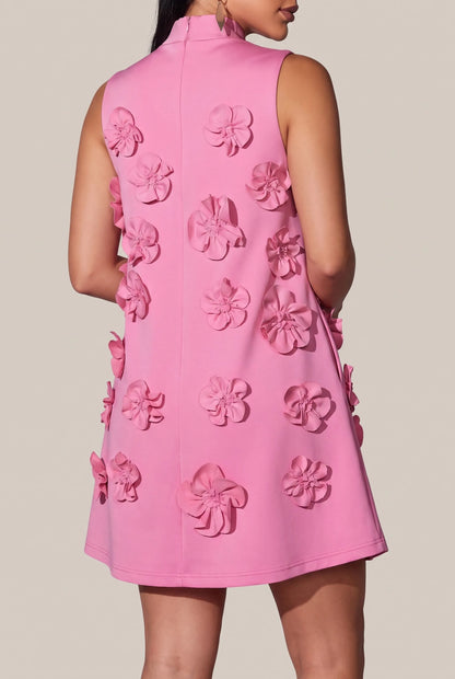 Floriza | Ärmelloses Minikleid Mit Blüten