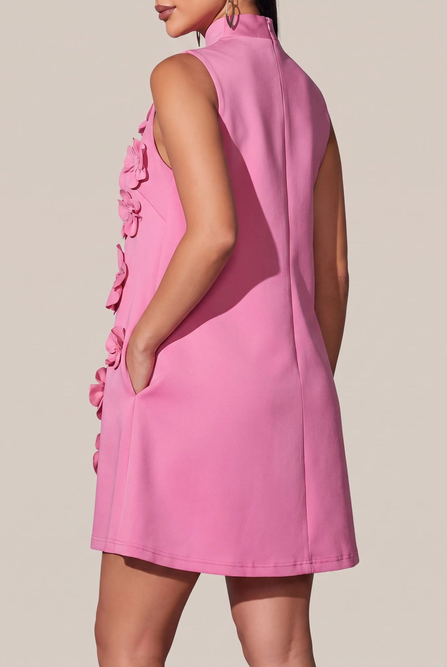 Floriza | Ärmelloses Minikleid Mit Blüten