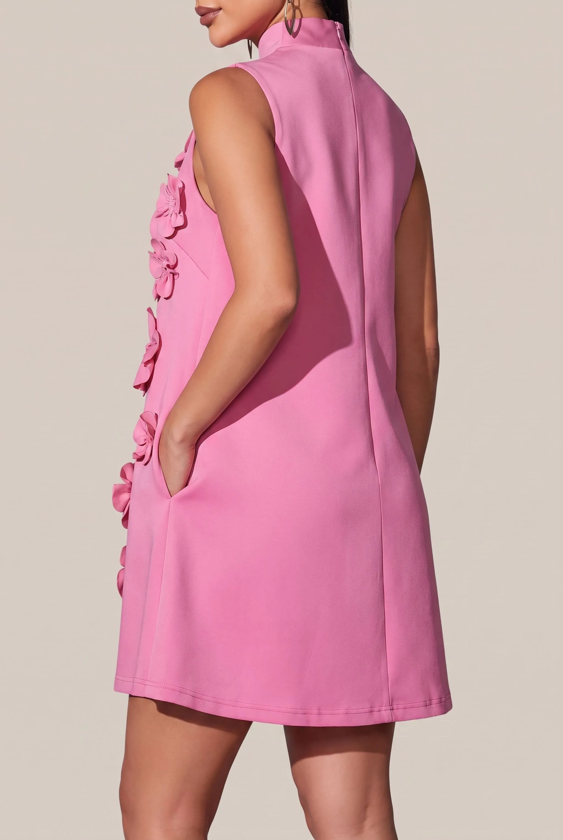 Floriza | Ärmelloses Minikleid Mit Blüten