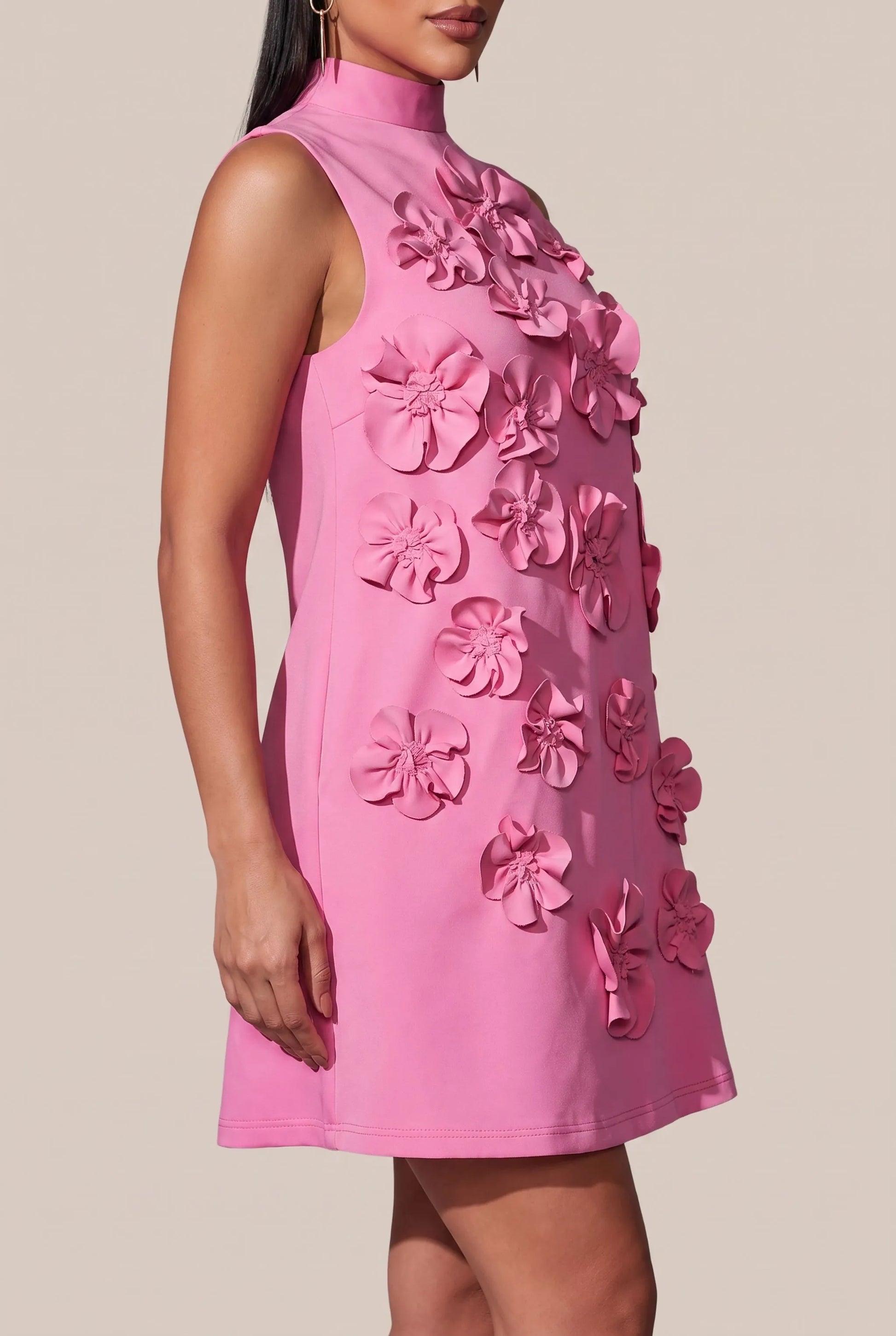 Floriza | Ärmelloses Minikleid Mit Blüten
