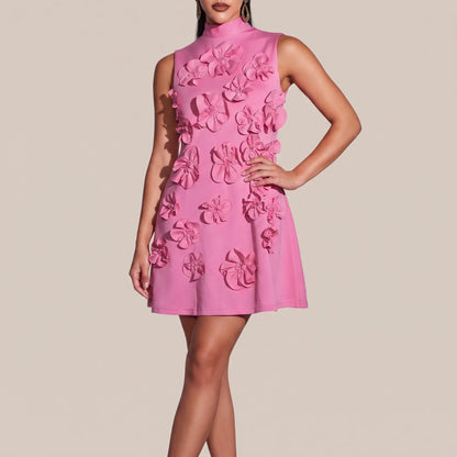 Floriza | Ärmelloses Minikleid Mit Blüten