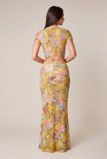Floruna | Florales Zweiteiler Set Für Damen