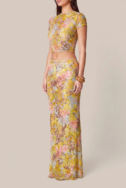 Floruna | Florales Zweiteiler Set Für Damen