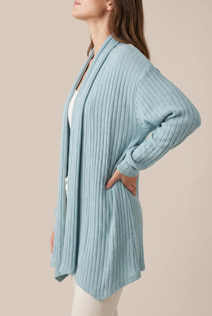 Flowen | Asymmetrische Offene Strickjacke
