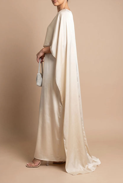 Flowia | Festliches Fließendes Maxikleid