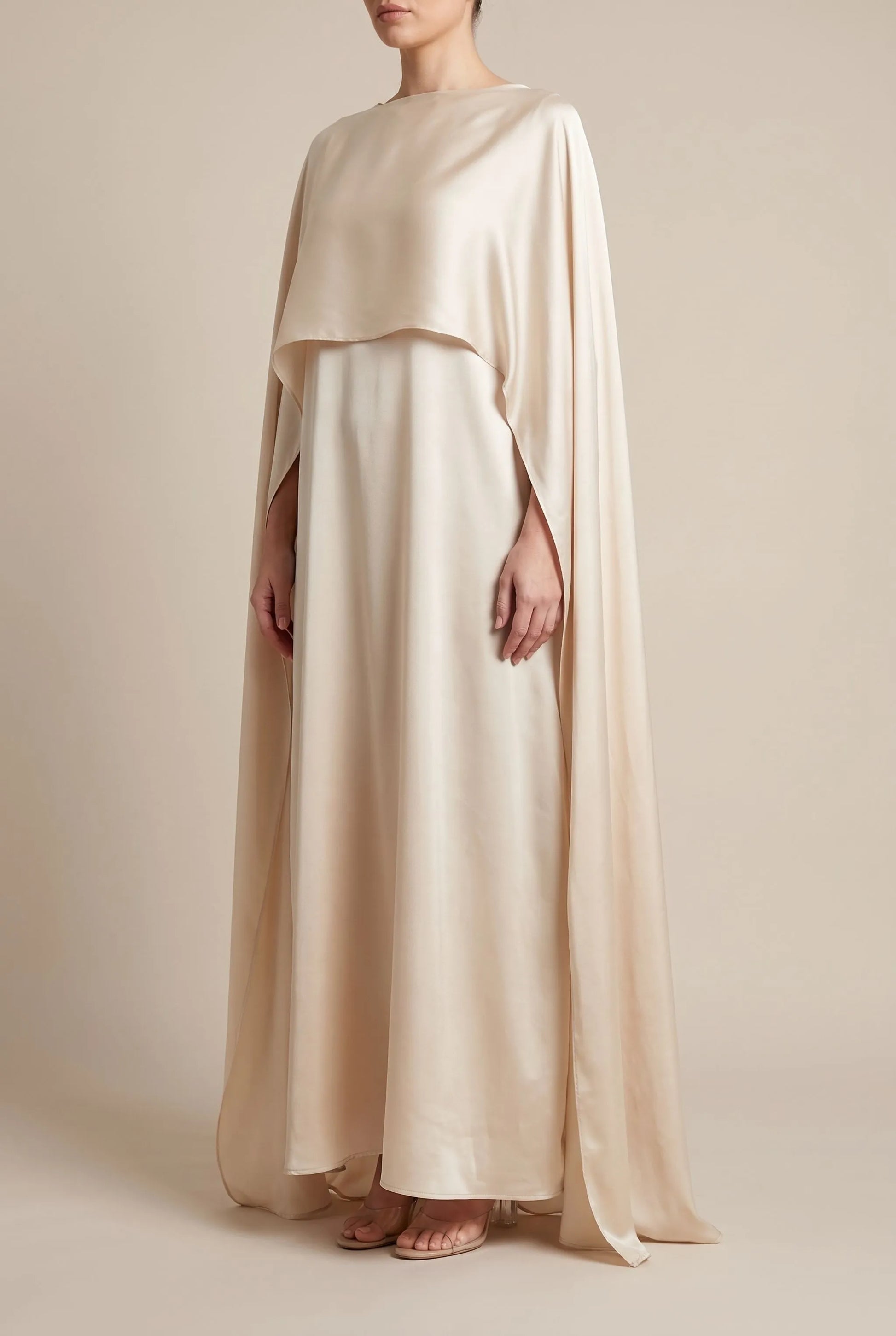 Flowia | Festliches Fließendes Maxikleid