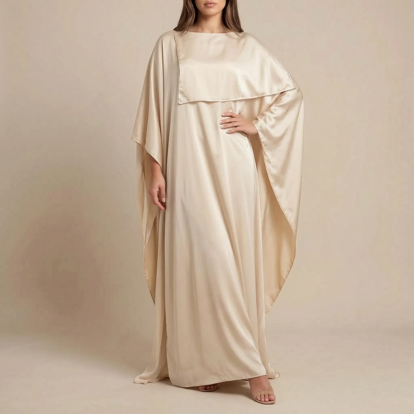Flowia | Festliches Fließendes Maxikleid
