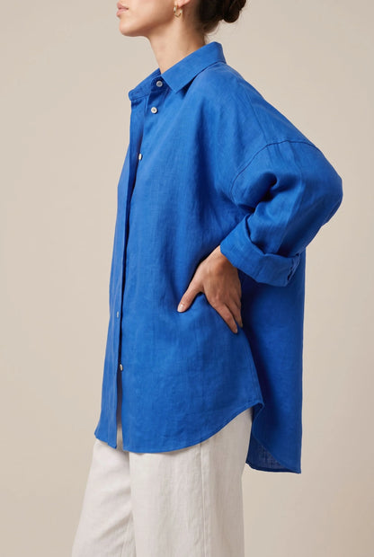 Flowis | Locker Fallende Oversize Damenbluse