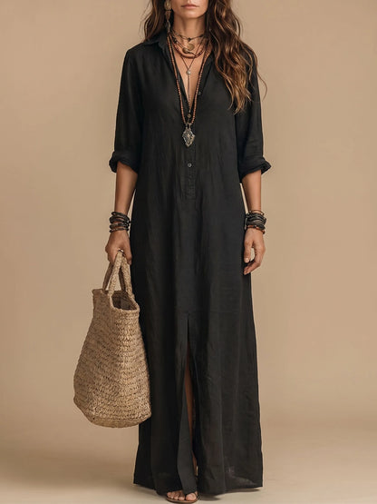 Flowra | Locker Fallendes Maxikleid
