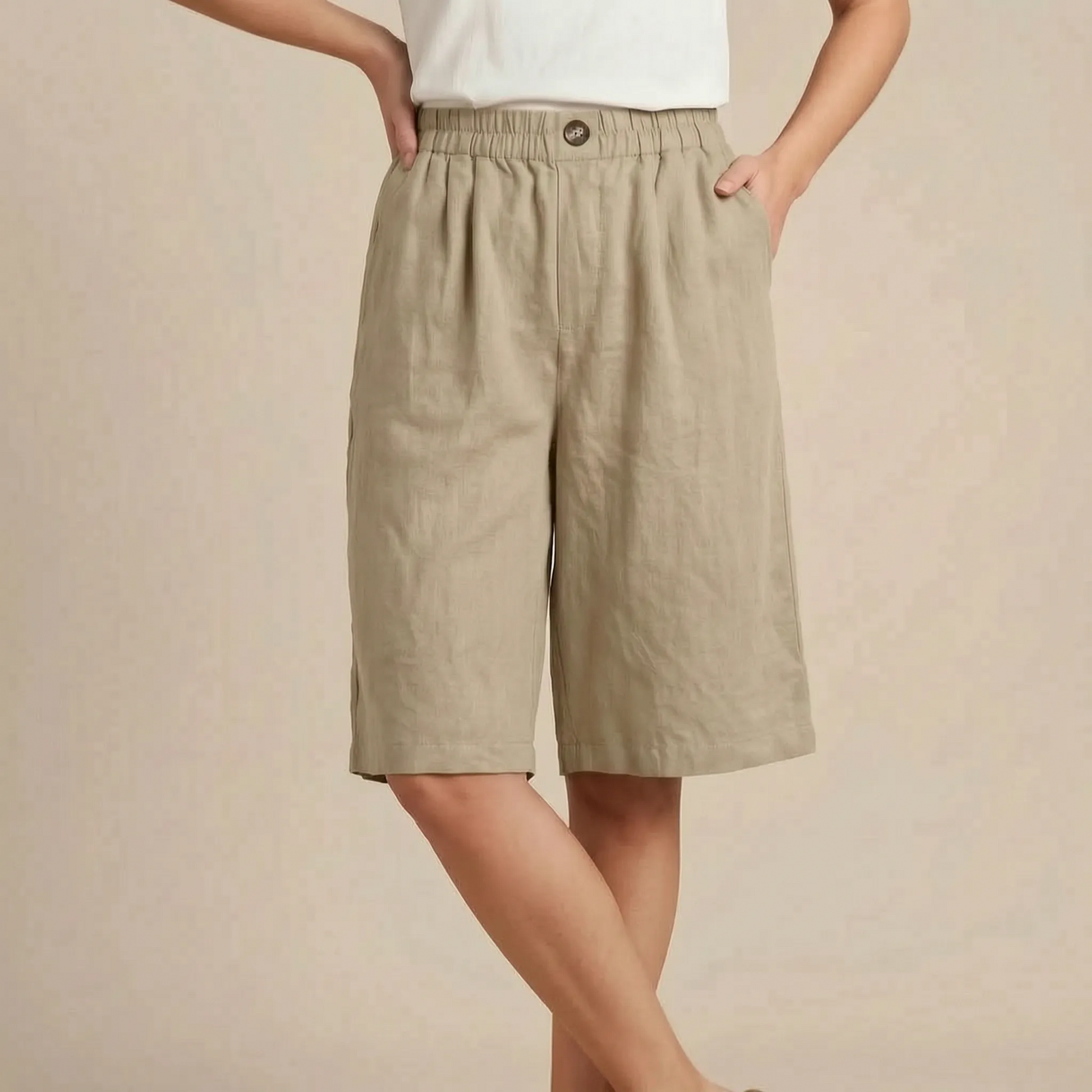 Flowyn | Sommerliche Shorts Mit Weitem Bein