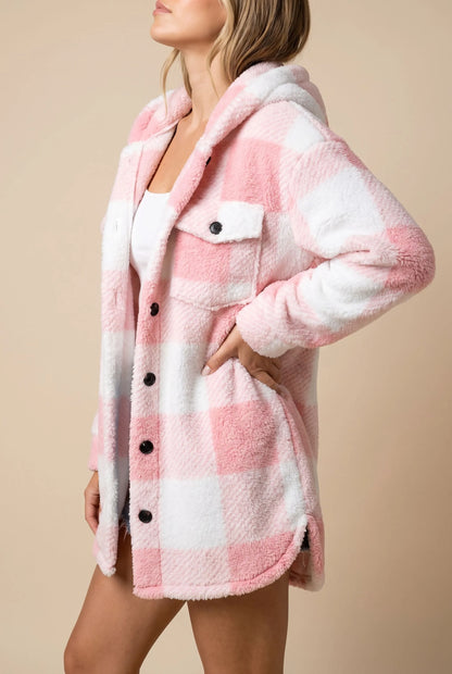 FluffPlaid | Kuschelige Plüschjacke Mit Karomuster