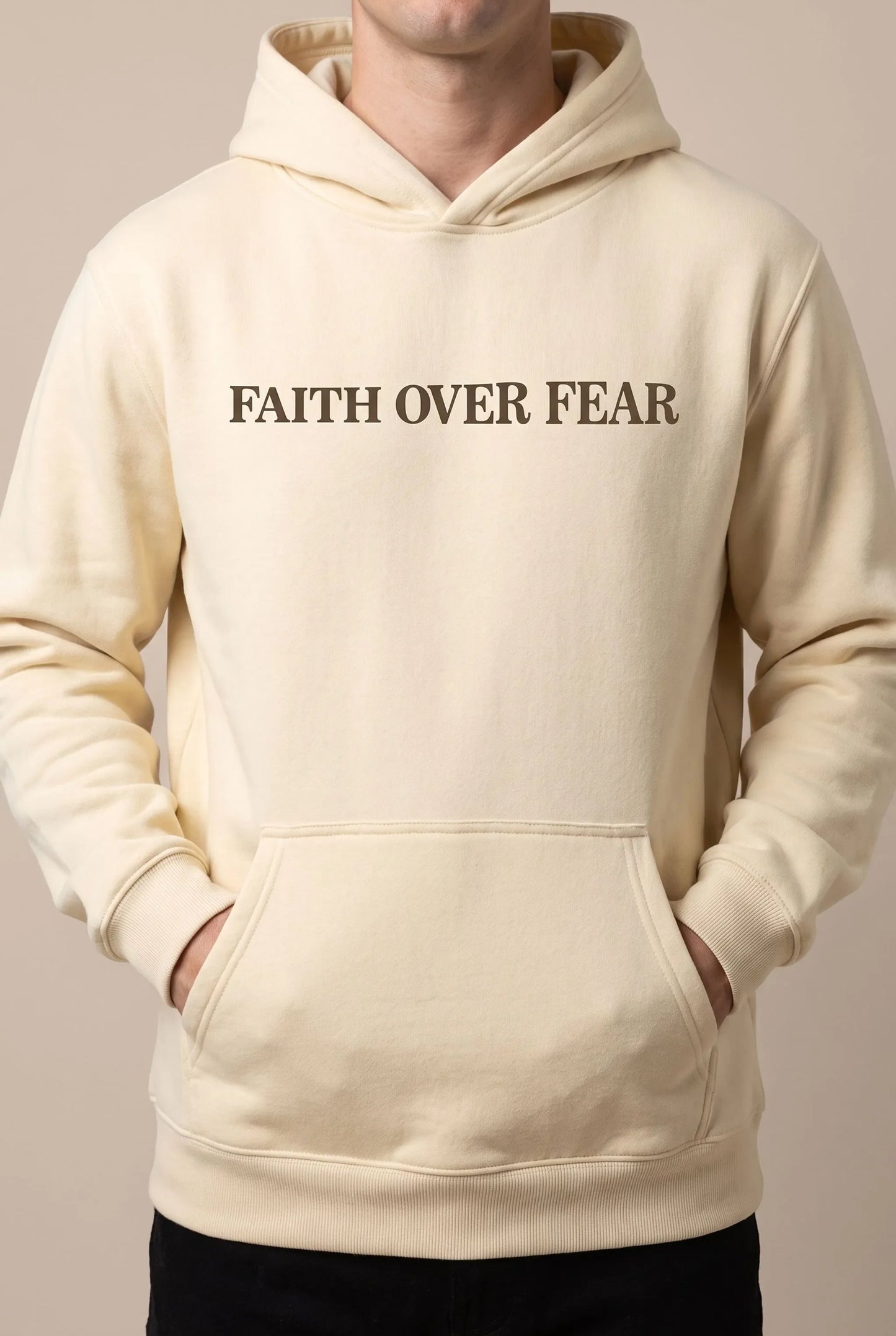 Fovaro | Entspannter Kapuzenpullover Mit Statement-Print