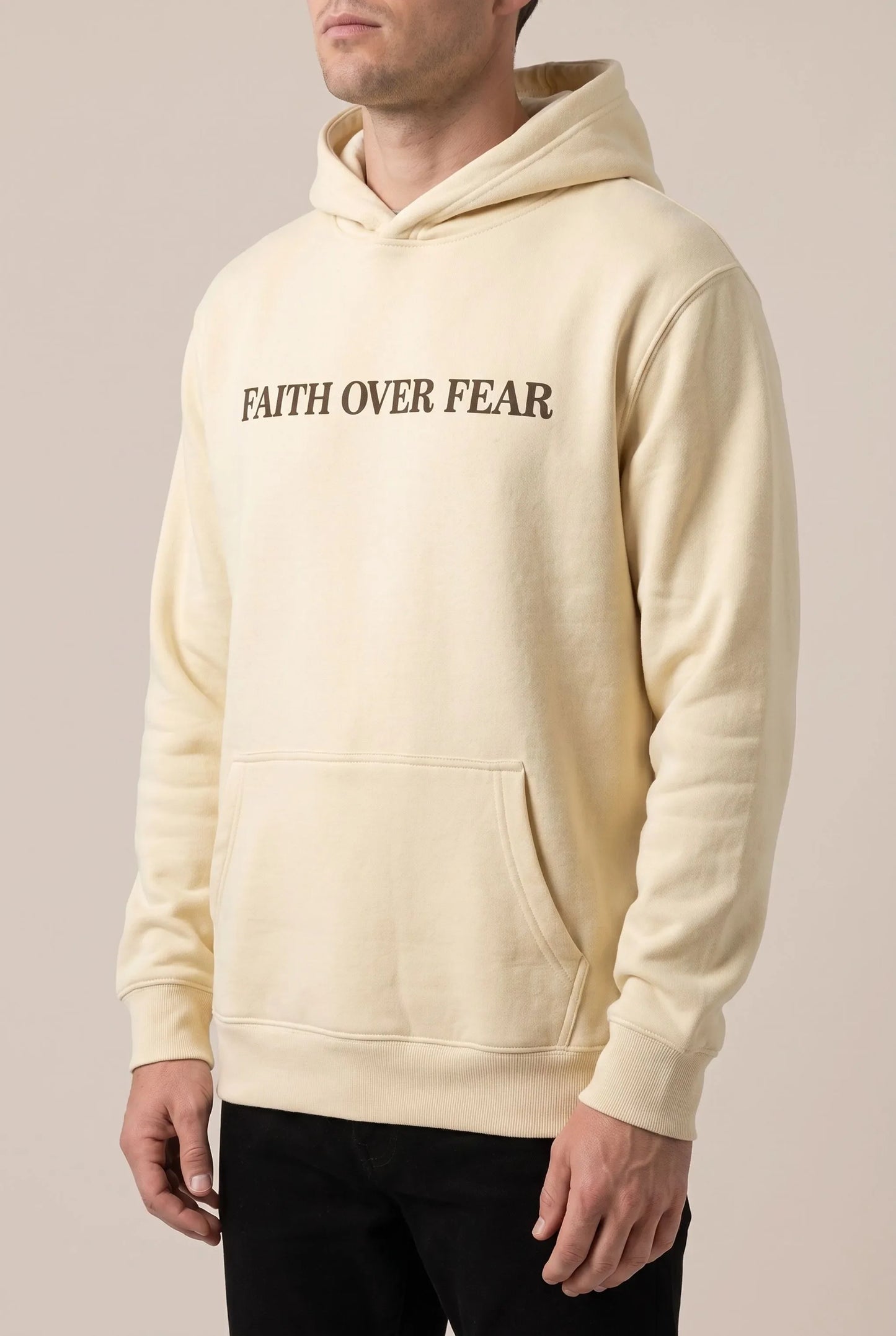 Fovaro | Entspannter Kapuzenpullover Mit Statement-Print