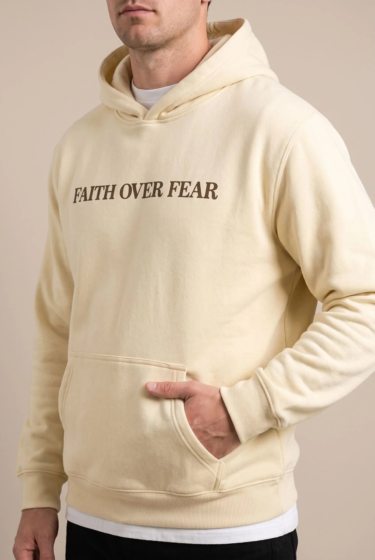 Fovaro | Entspannter Kapuzenpullover Mit Statement-Print