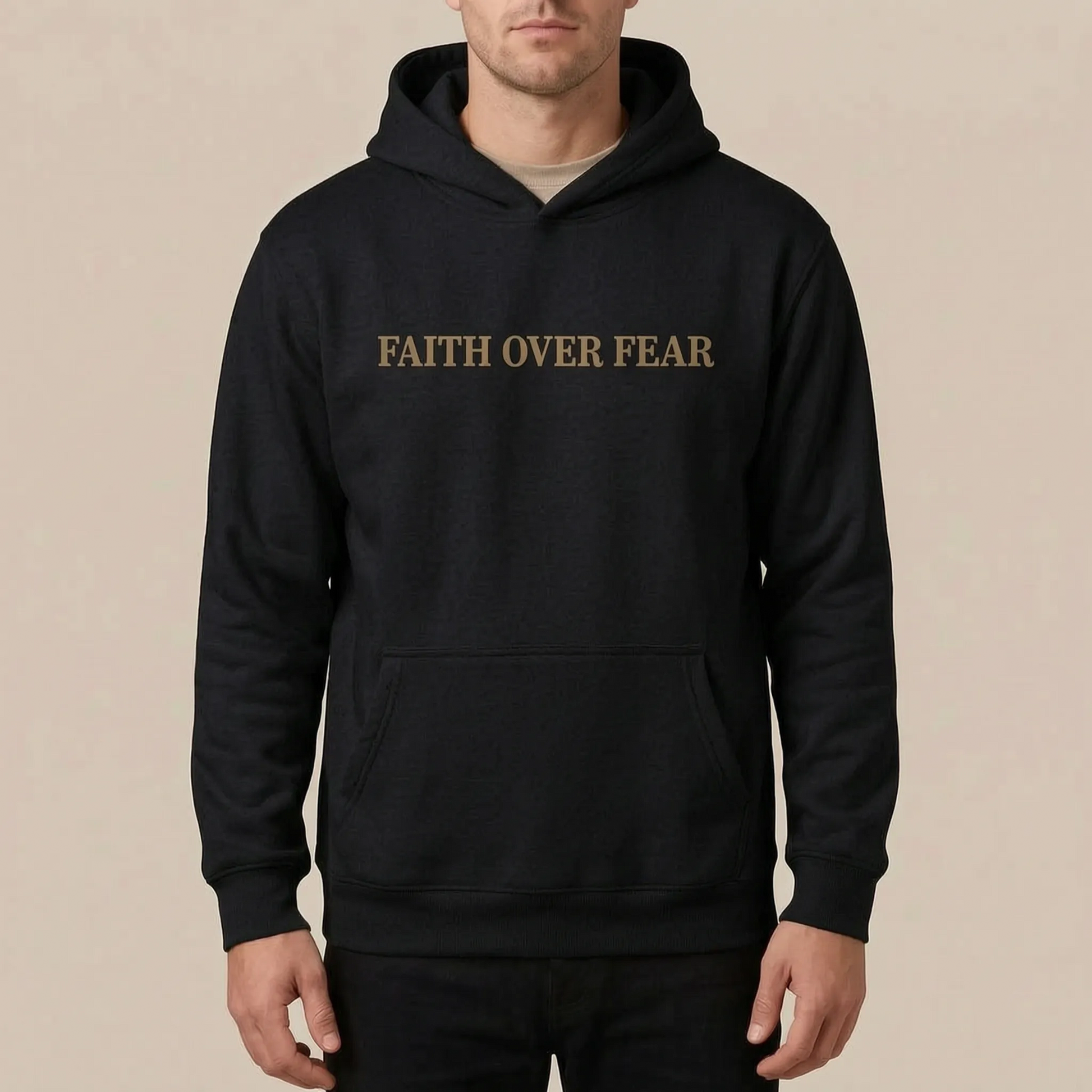 Fovaro | Entspannter Kapuzenpullover Mit Statement-Print