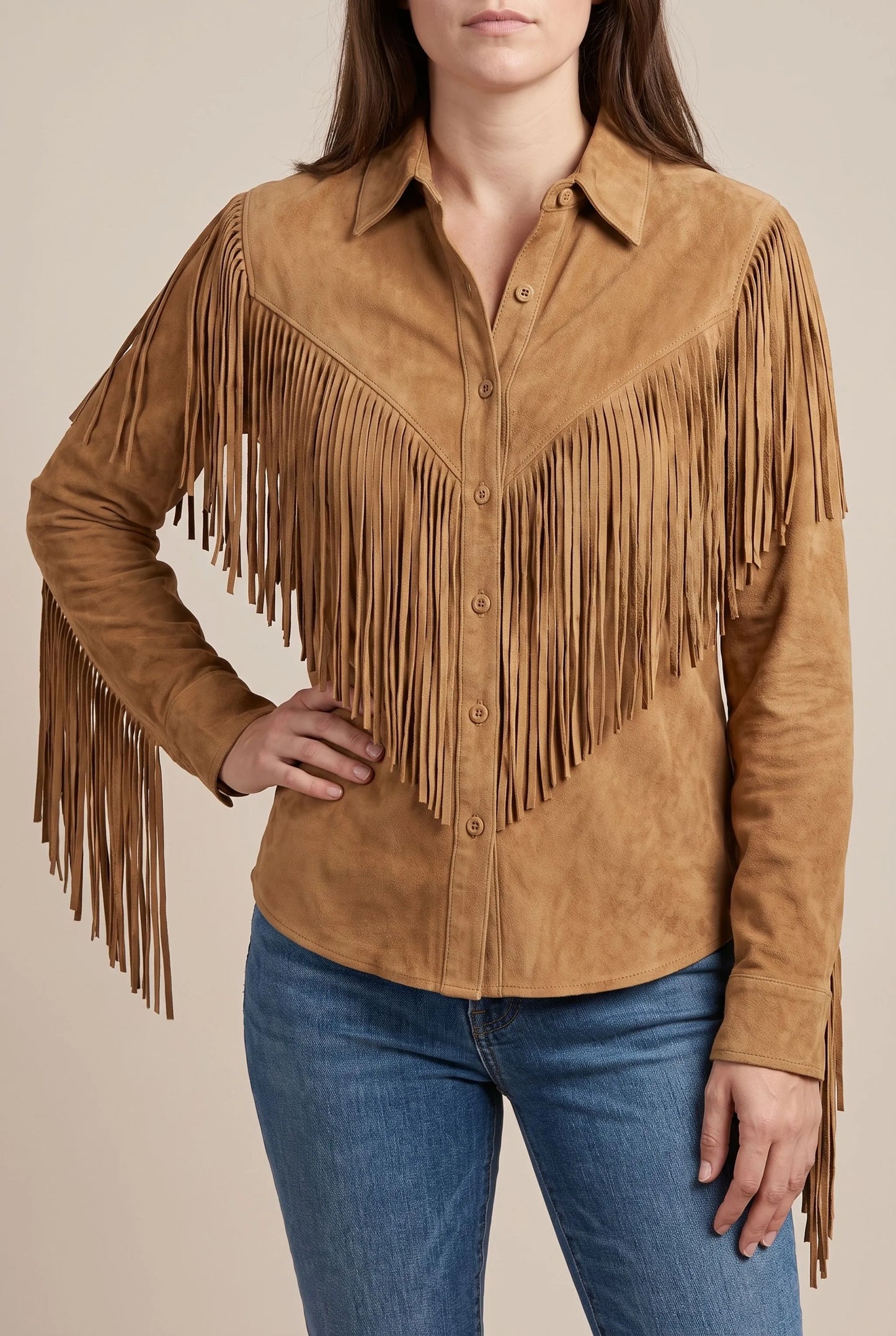 Fringea | Fransenbluse Im Vintage-Stil
