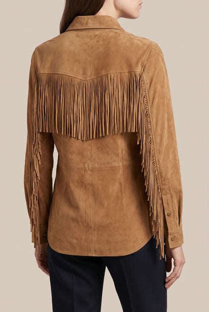 Fringea | Fransenbluse Im Vintage-Stil