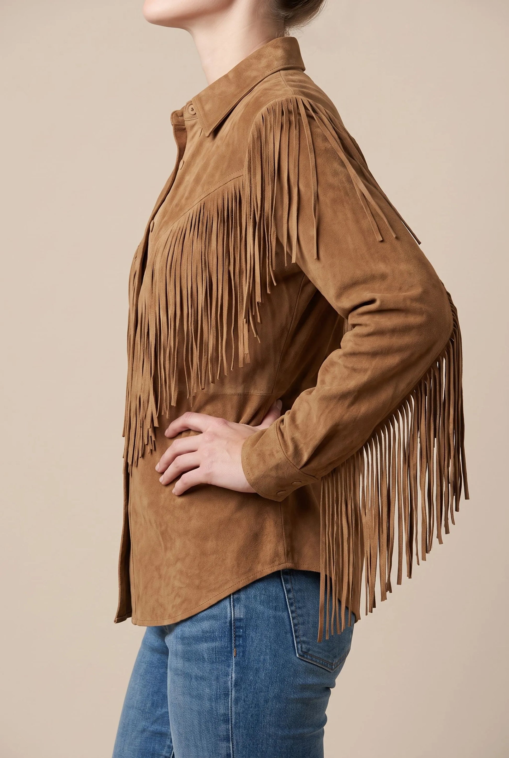Fringea | Fransenbluse Im Vintage-Stil