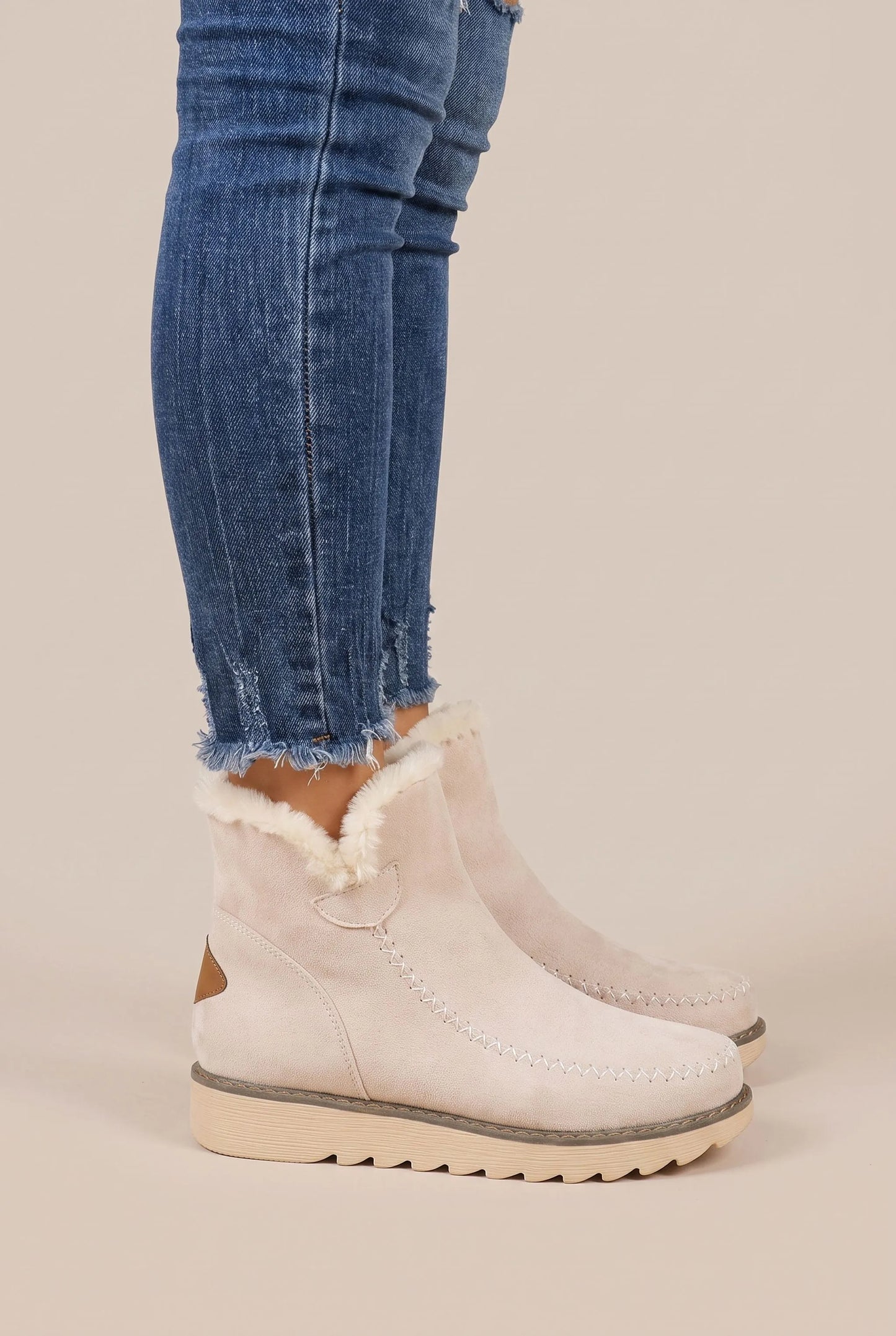 FrostWalk | Lässige Gefütterte Winterstiefel