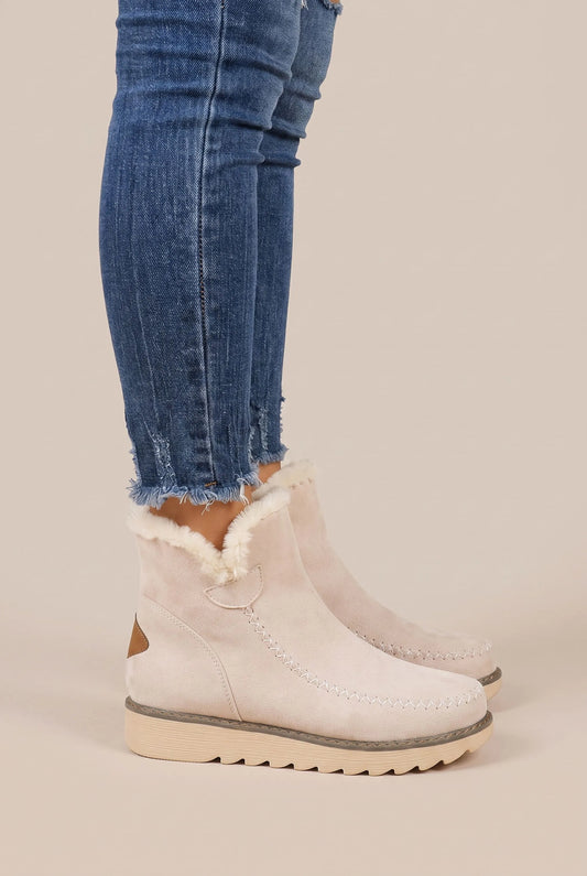 FrostWalk | Lässige Gefütterte Winterstiefel